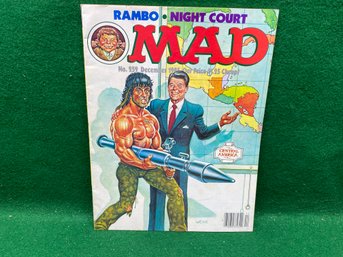 MAD Magazine. Sylvester Stallone And Ronald Reagan December 1985. Excellent Condition. Yes Shipping.