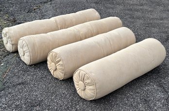 Four Custom Bolster Pillows