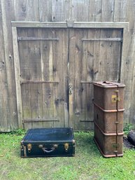 Vintage Liprosta Travel & Black Travel Trunk