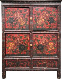 An Antique Tibetan Cabinet - Mid-Late Ming Dynasty