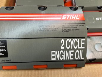 Full Case Of Stihl 2 Cycle Oil