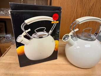 Copco Luca Porcelain Enamel On Steel Tea Kettle