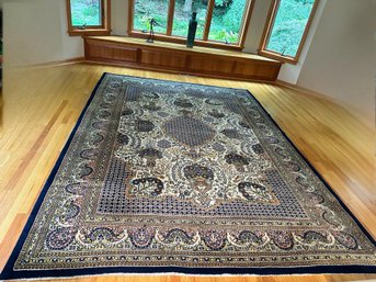 Stunning Large Hand Knotted Wool Rug, 8x11 Feet