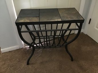 Slate Side Table