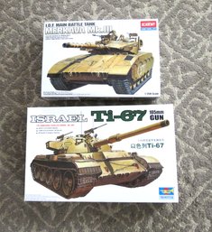 2 Israel IDF Tank Model Kits New In Boxes