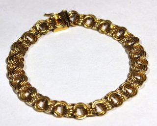 Another Fine Gold Filled Vintage Empty Charm Bracelet