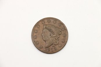 1818 Large Cent Penny Coin