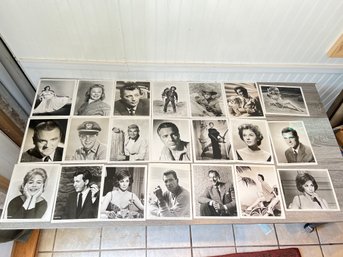 Group Of 21 8x10 Vintage 1950'S Hollywood Photos, Some Signed