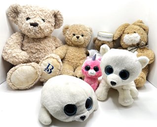 7 Stuffed Animals Plushies Including 3 Beanie Boos