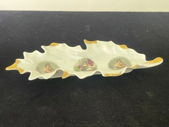 Fine Bone China Leaf Bowl