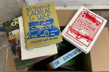 Box Of Collectible Car Books