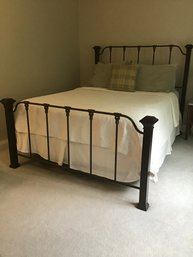 Pottery Barn Queen Iron Bed