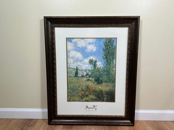 Claude Monet 'Path In The Ole Saint Martin' Framed Poster
