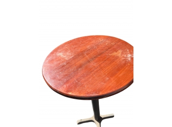 High-top Round Bistro Table With Metal Base
