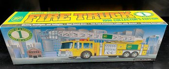 Never Opened 1996 BP Aerial Tower FIRE TRUCK - Collector's Edition