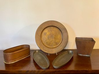 Copper & Brass Trays And Vessels