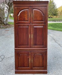 A Paneled Fruitwood Wall Unit Part I