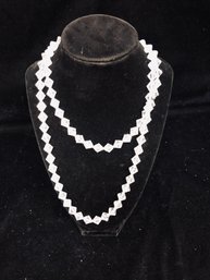 Clear Crystal Bead Necklace 268