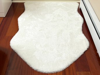 A Faux Sheepskin Rug