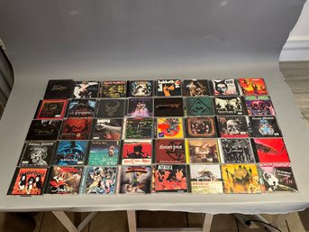 Lot Of 40 Rock And Metal CD's