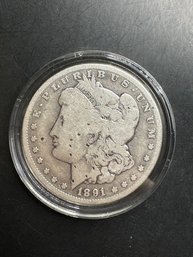 1891-O Morgan Silver Dollar