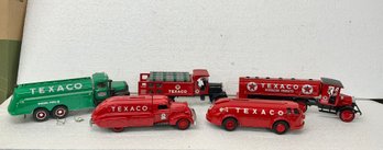 5 Texaco Collectible Trucks ~ 3 Banks ~