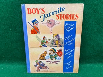 Vintage HC Children's. Boys Favorite Stories. Little Tin Soldier, Aladdin, Dick Wittington, Sinbad The Sailor.