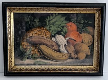 Currier & Ives, Still Life, 'Fruits Of The Tropics', 1871