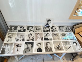 Group Of 25 8x10 Vintage 1950'S Hollywood Photos, Most Are Signed