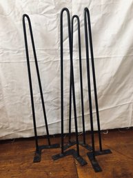 Set Of 4 Mid Century Hair Pin Hairpin Table Legs