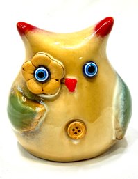 Vintage Ceramic Owl Figurine