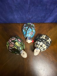 Stain Glass Vintage Plug In Lights