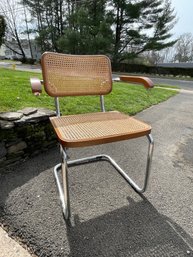 Marcel Breuer Cantilever Cesca Chair , Made In Italy.