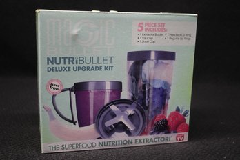 Nutribullet Deluxe Upgrade Kit Nutrition Extractor 5pc Set New In Box