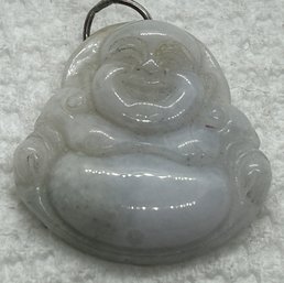 Fine Vintage Chinese Carved HETIAN JADE BUDDHA PENDANT