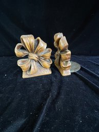 Ribbon Wooden Bookends