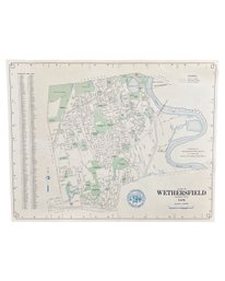 Town Of Wethersfield Map 1975