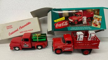 2 NEW Collectible Trucks~ Coca Cola ERTL & 1994 Christmas Express By ERTL