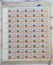 Scott # 1176 FULL SHEET Of 50 Unused 1961 Range Conservation Four 4 Cent U.S. Stamps