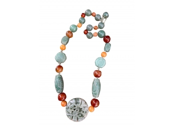 Beautiful Jadeite Beaded Necklace