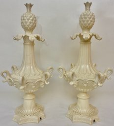 Pair Of Wedgwood Creamware Centerpieces (2)