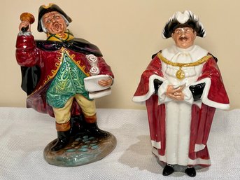 Vintage Royal Doulton Town Crier & The Mayor