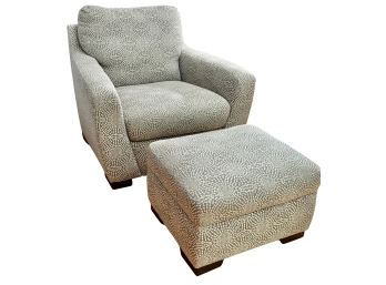 Havertys Armchair And Ottoman