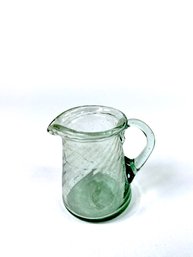 Diminutive Hand Blown Creamer