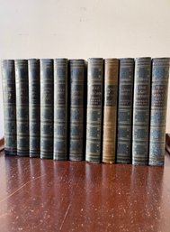 Collection Of 11 Vintage Hard Cover Literary Classics, Titles Incl. 'Gulliver's Travels' And 'Oliver Twist'