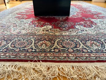 Beautiful Oriental Style Knotted Wool Rug