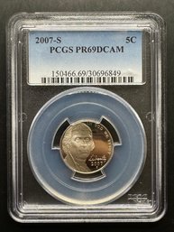 2007-S PCGS PR69DCAM Nickel