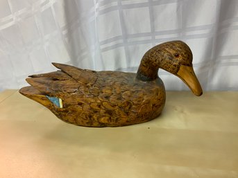 Hand Carved Duck Decoy