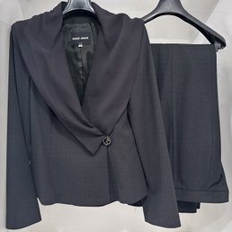 Giorgio Armani Borgo 21 Silk & Wool Pants Suit: Pants Size 36, Italy, Jacket Size 40
