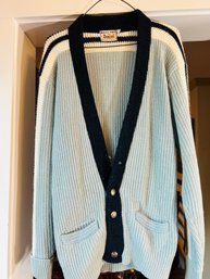 Bulky Knits By Campus Cardigan Sweater, Size Small